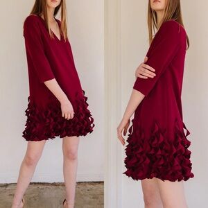 $1,750 Catherine Regehr Medium 6 8 Dress Cocktail Wedding Guest Fall